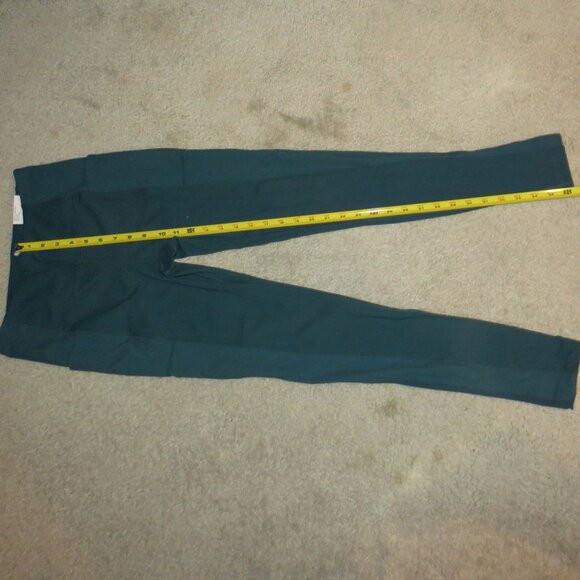 New NWT Mondetta Sz Small High Rise Ribbed Panel Teal Green Performance Leggings - Picture 11 of 16